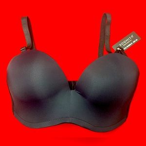 NWT Strapless/convertible Black bra, 34D